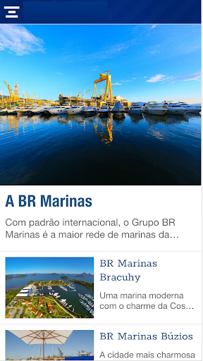 Android application BR Marinas screenshort