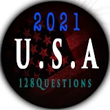 Free 128 US Citizenship Practice Test Questions icon