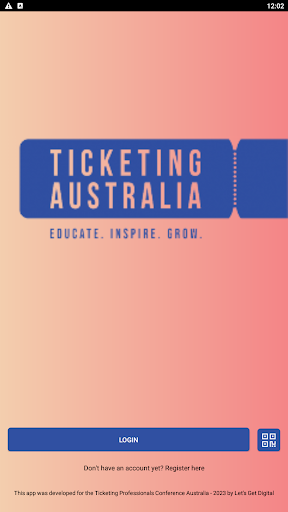 Android application Ticketing Australia Conference screenshort