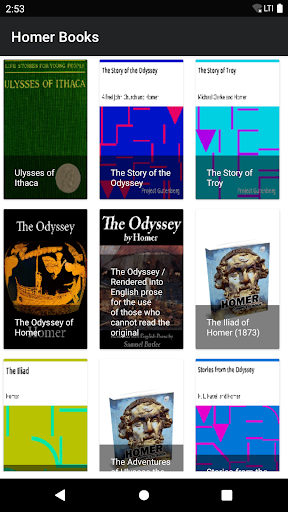 Homer Books Screen 2