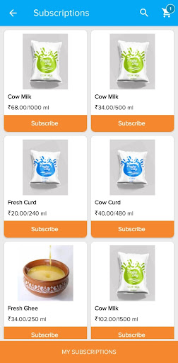 Freshy Day: Cow milk delivery Screen 3