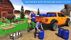 Milk Transport Truck Games 3Dのおすすめ画像4