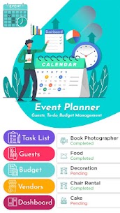 Free Event Planner – Guests, To-do, Budget Management 2023 3