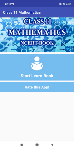 Class 11 Mathematics NCERT Boo