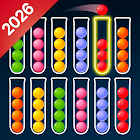 Ball Sort: لعبة لغز الكرات 