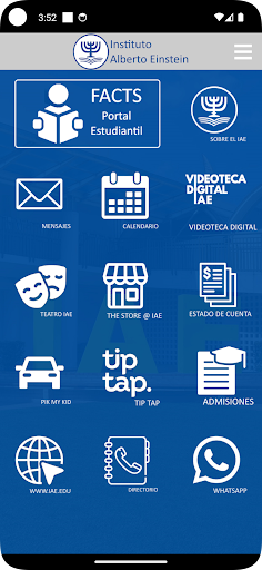 Android application Instituto Alberto Einstein screenshort