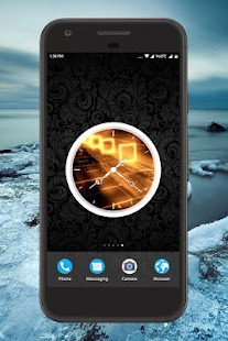 Awesome Clock Live Wallpaper Screenshot