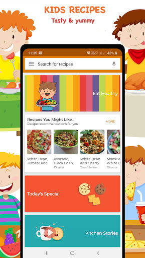 Recipes for Kids Screenshot 1 - AppWisp.com