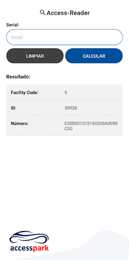 Android application AccessReader screenshort