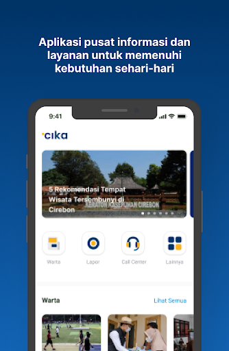 Android application CIKA - Cirebon Katon screenshort