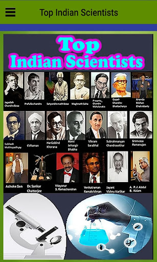 Android application Top Indian Scientists screenshort