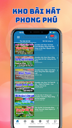 Android application Kekara - Karaoke thỏa thích screenshort
