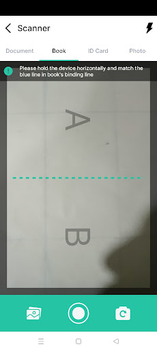 Android application BioCamScanner screenshort