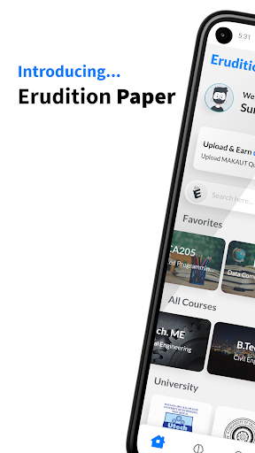 Android application Erudition Paper: Exam Prep App screenshort