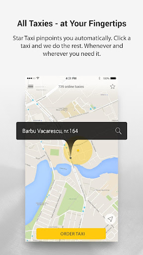 Android application Star Taxi screenshort
