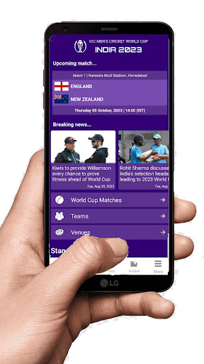 Android application WC Cricket 2023 screenshort