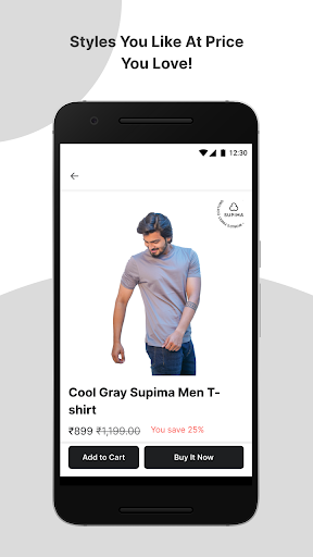 Garmium: A Luxury Clothing App Screen 3