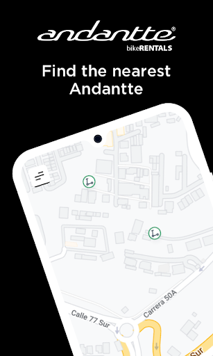 Android application Andantte Bike Rentals screenshort