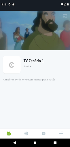 Android application TV Cenário 1 screenshort