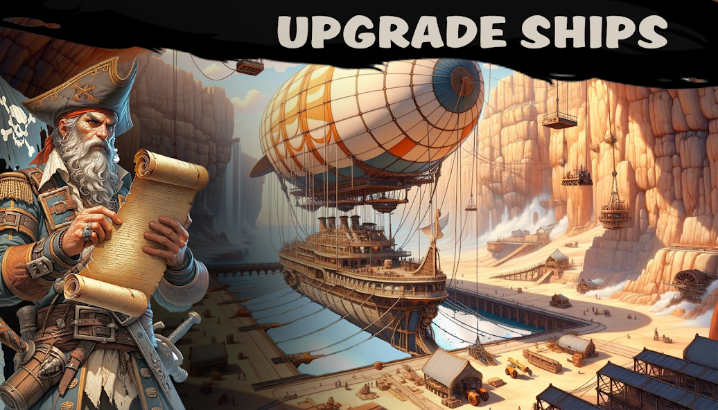Sky Battleships: Pirates clash‏ 1.0.3 APK + Mod (Unlimited money) إلى عن على ذكري المظهر