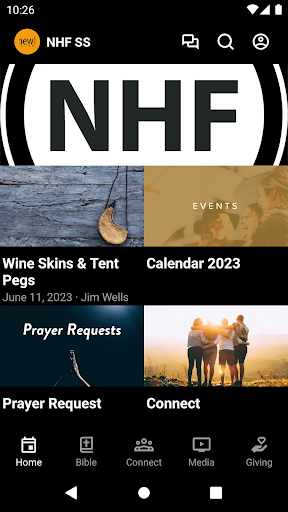Android application New Hope Fellowship SS screenshort