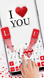Hearts Love You Keyboard Theme Unknown