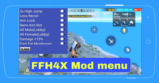 ffh4x mod menu for fire