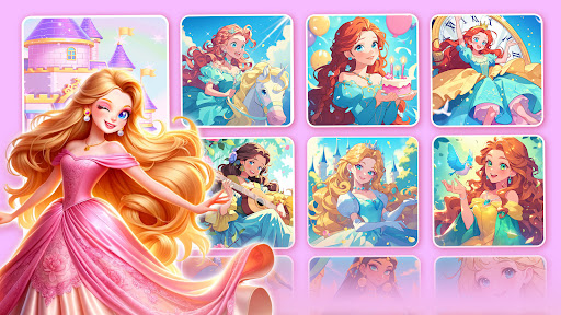 Screenshot of Princess Game Fantasy Coloring
