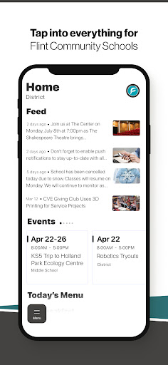 Android application Flint Community Schools screenshort