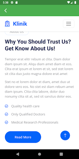 YASHAR CLINIC Screen 2