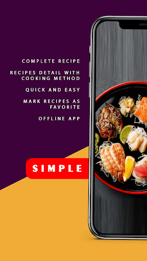 Android application 1000+ japanese Recipes screenshort