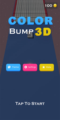 Android application Color bump 3d Color ball push screenshort