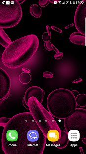 Blood Cells 3D Live Wallpaper Capture d'écran