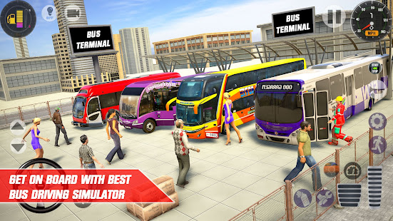 Bus Simulator Coach Bus Games android2mod screenshots 2