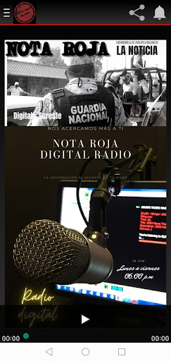 Nota Roja Digital Radio Screen 2