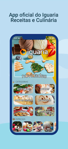 Android application Iguaria Recipes from Portugal screenshort