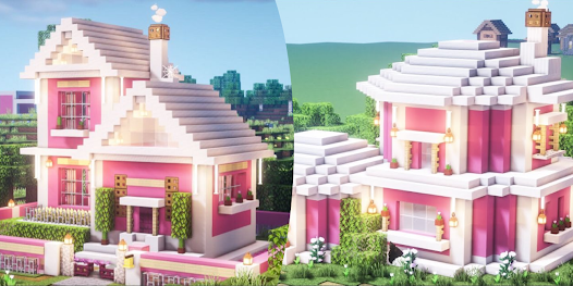 BUILD CASA ROSA DE RXBLAND Minecraft Map