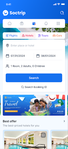 Android application Soctrip screenshort
