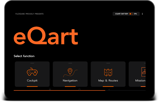 eQart Cockpit Screen 2
