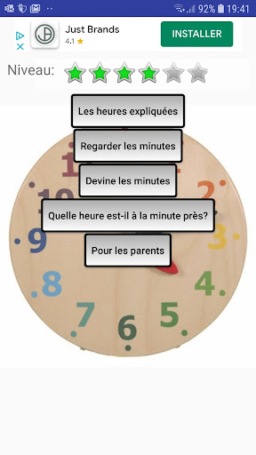 Aperçu de l'application