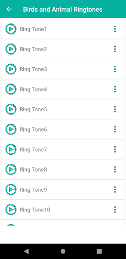 Birds & Animal Ring Tones Screen 2