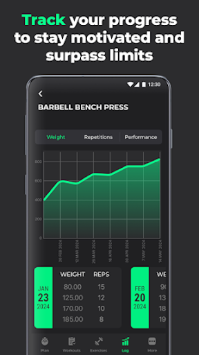 Screenshot of ProFit: Workout Planner