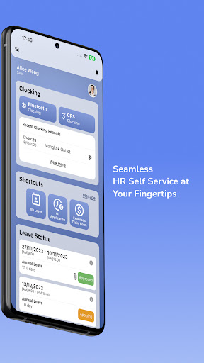 BBHRMS - HR App on the Go Screen 2