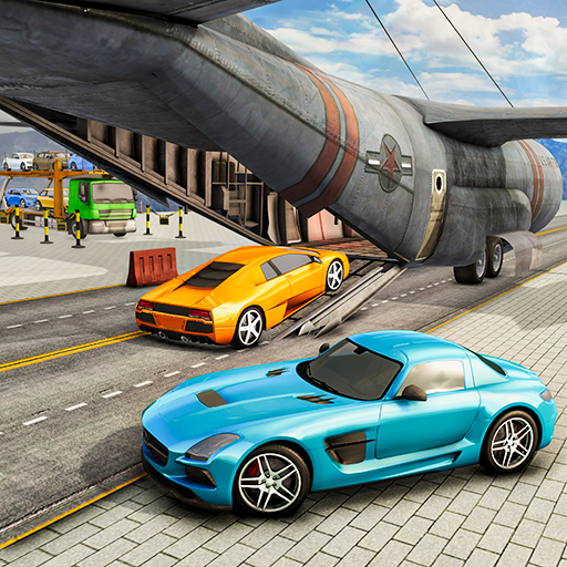 Airplane Car Transporter Game  Icon