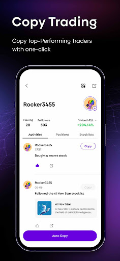 Screenshot of RockFlow: AI-Investment