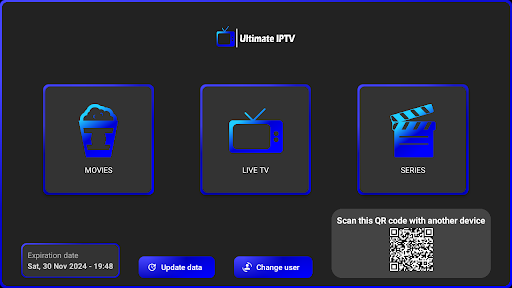 Android application Ultimate IPTV screenshort