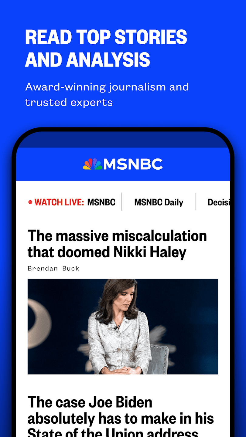 MSNBC: Watch Live & Analysis APK Download