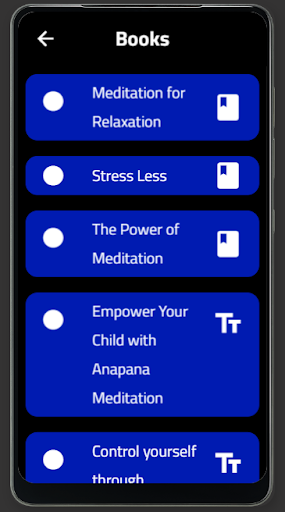Meditation Books : Meditation Screen 2