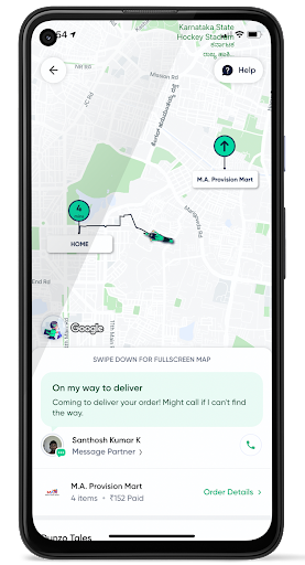 Ishukart Delivery Screen 2