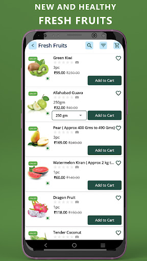 BUILD & FARMS - Shopping App Screen 3